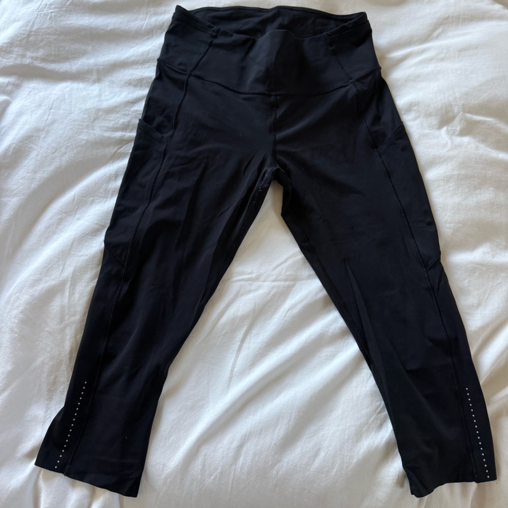 Lululemon fast and free cropped leggings